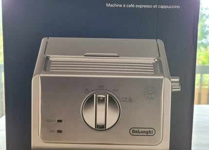 DeLonghi Espresso and Cappuccino Machine – Stainless Steel