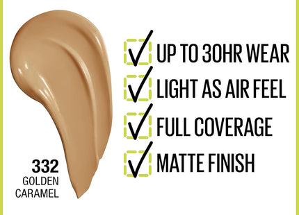 Maybelline Super Stay 24H – High Coverage Matte Foundation Used