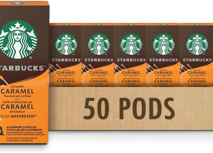 Capsules de café Starbucks pour Nespresso – Caramel Onctueux (Paquet de 10) date expiré 24 avril 2024