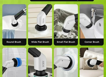 YKYi ANS-8051B Brosse électrique de nettoyage – Sans fil, 25W, autonomie 90 min
