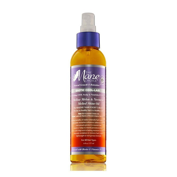 The Mane Choice Exotic Cool-Laid Mellow Melon & Nectarine Melted Shine Oil – Intense Shine Hair Oil 177 ml