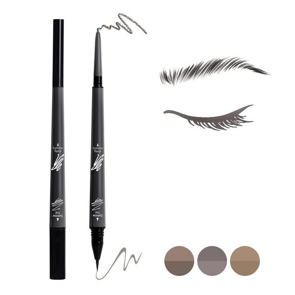 Music Flower Dual-Ended Eyebrow Pen &amp; Pencil waterproof – Teinte No.03