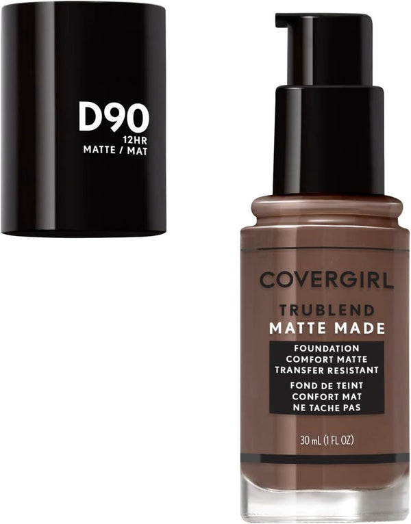 COVERGIRL TruBlend Matte Made Liquid Foundation D90