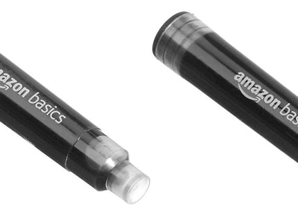 Amazon Basics – Stylo plume avec cartouches d’encre noir