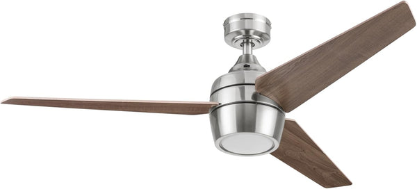Honeywell Eamon 52" Ceiling Fan with Remote Control - Brushed Nickel Finish