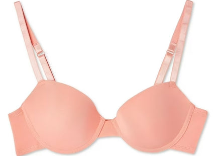 George – Soutien-gorge pigeonnant en microfibres pêche