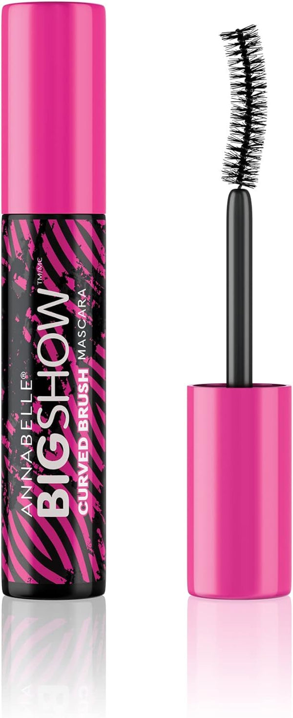 Annabelle BigShow Curved Brush Mascara – Blackest Black (10 mL)