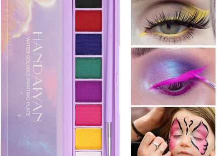 HANDAYAN – 8-color watercolor paint palette for nail art or artistic makeup