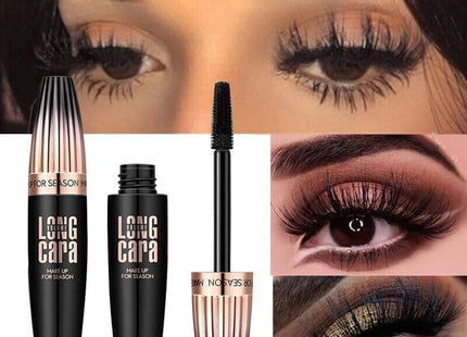 MacFee 4D Silk Fiber Lash Mascara – Intense Black, Waterproof