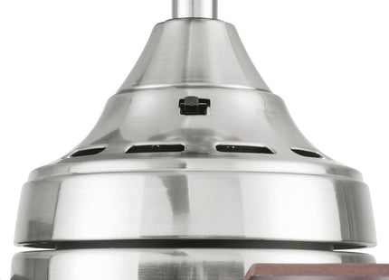 Honeywell Eamon Ventilateur de plafond 52" avec télécommande – Finition nickel brossé