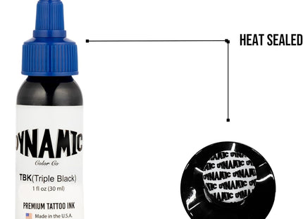 Dynamic Color Co – Triple Black Tattoo Ink 30ml