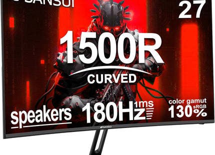 Sansui ES-G27C1 27" Full HD 180Hz gaming monitor – HDMI