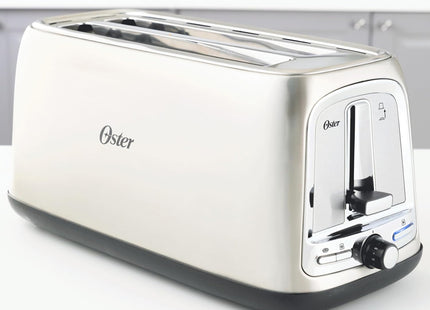 Oster 4-Slice Long Slot Toaster – Advanced Toasting Technology 