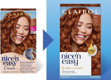 Clairol Nice’n Easy Coloration Permanente 6R – Acajou Clair