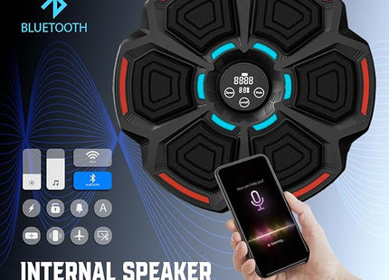 Phyloks Music Boxing Machine – Appareil de boxe interactif avec musique et gants inclus