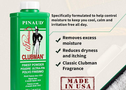 Pinaud Clubman – Ultra-fine body powder