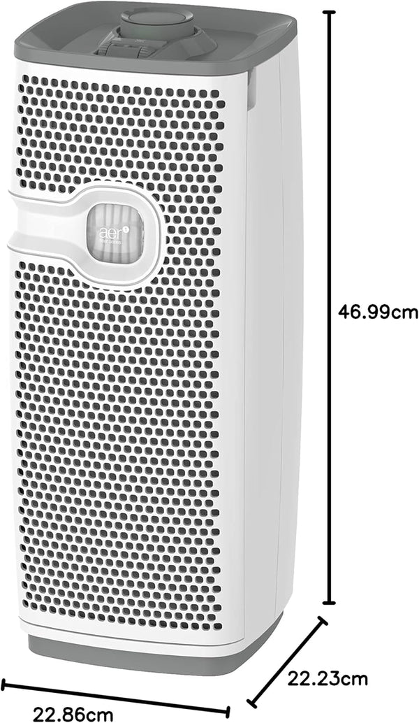 BionaireÂź Aer1 â Mini Tower Air Purifier with HEPA Filter đż