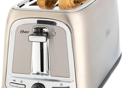 Oster 4-Slice Long Slot Toaster – Advanced Toasting Technology 