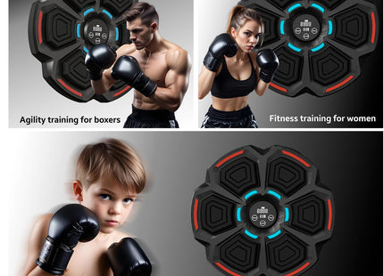 Phyloks Music Boxing Machine – Appareil de boxe interactif avec musique et gants inclus
