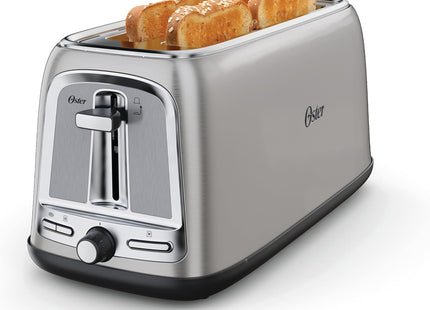 Oster 4-Slice Long Slot Toaster – Advanced Toasting Technology 