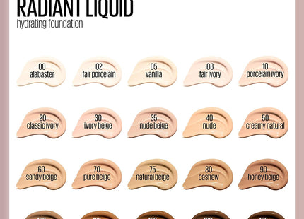 Maybelline Dream Radiant Liquid Fond de teint hydratant (Comme Neuf)