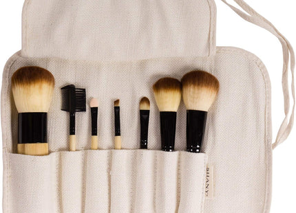 SHANY Bamboo Babe – Set of 7 synthetic &amp; bamboo hair makeup brushes 🖌️🌿