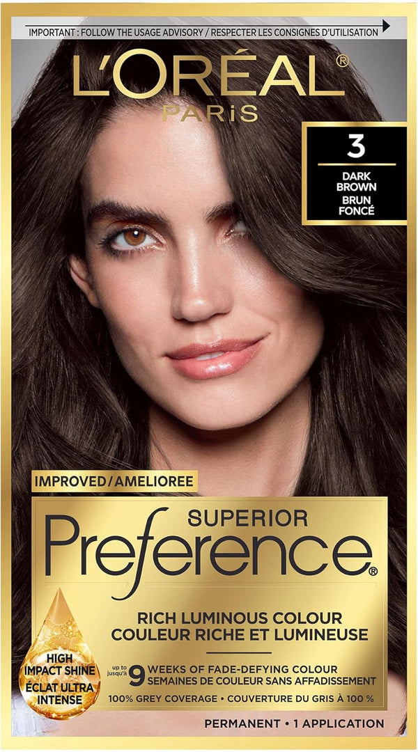 L'Oréal Paris Superior Preference 3 – Permanent Hair Color Dark Brown