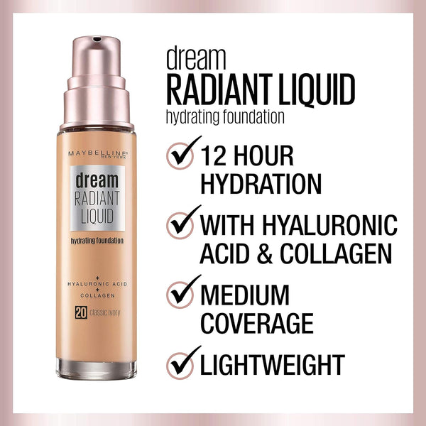Maybelline Dream Radiant Liquid Moisturizing Foundation (Used)