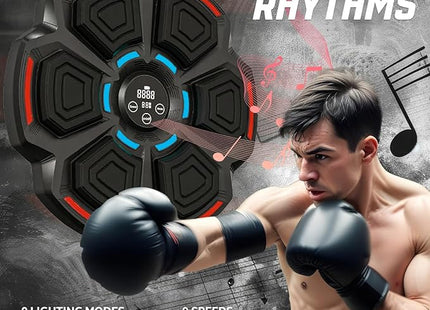 Phyloks Music Boxing Machine – Appareil de boxe interactif avec musique et gants inclus