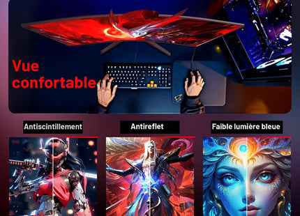 Sansui ES-G27C1 27" Full HD 180Hz gaming monitor – HDMI