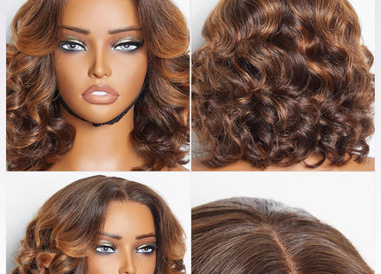 LUVME HAIR – 10" Ombre Brown Bob Wig