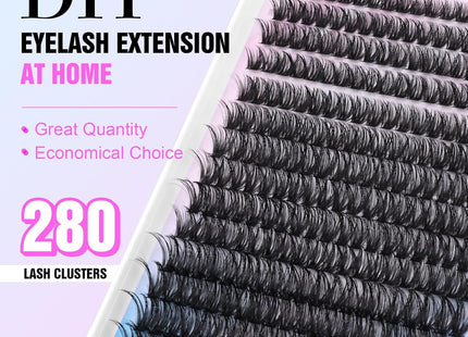 Pawotence DIY Eyelash Extension – Kit 280 natural volume eyelash extensions