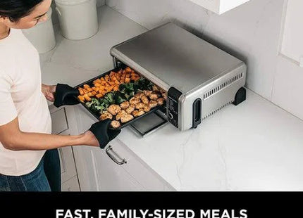 Ninja SP101C Foodi Digital Air Fry Oven – Silver and Black