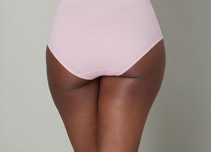 Hanes Culotte Femme Taille Brief 100% Coton – Lot de 5 – Taille M