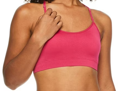 Soutien-gorge avec dentelle et motif entrecroisé au dos George pour femmes – Noir