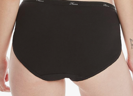 Hanes Culotte Femme Hi-Cut 100% Coton – Vendu à l’unité