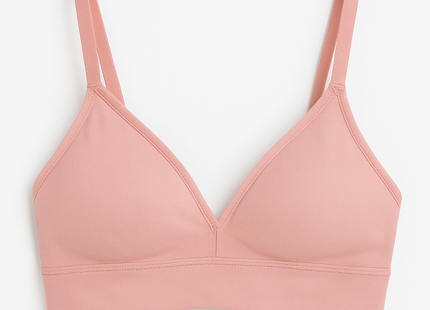 Soutien-gorge moulé sans couture George pour femmes –rose poudré chaud