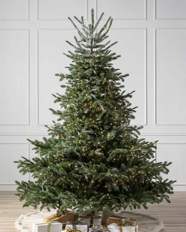 Balsam Hill 7.5ft European Fir Artificial Christmas Tree with Integrated Warm White LED Lights