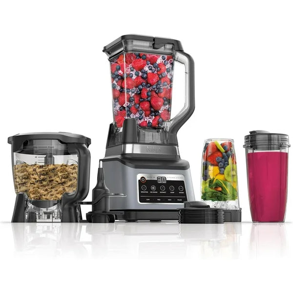 Ninja Professional Plus Kitchen System BN801C – Robot culinaire et mélangeur 1400W Auto-iQ