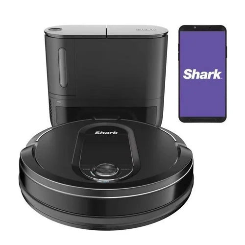 Shark RV1001AEC IQ Robot Self-Empty Vacuum, 35W – Aspirateur robot intelligent noir