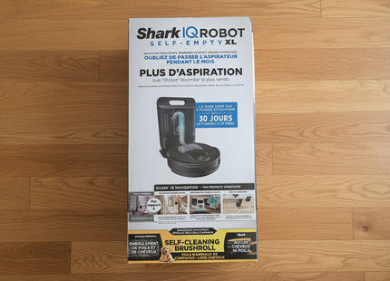 Shark RV1001AEC IQ Robot Self-Empty Vacuum, 35W – Aspirateur robot intelligent noir