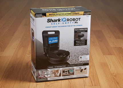 Shark RV1001AEC IQ Robot Self-Empty Vacuum, 35W – Aspirateur robot intelligent noir