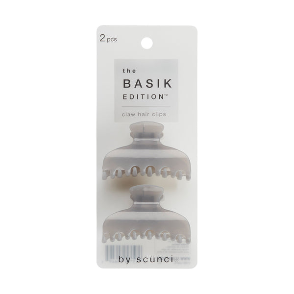 Scünci The Basik Edition – Set of 2 translucent hair clips