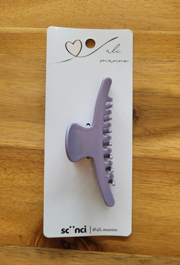 Scünci Lavender hair clip – Ali Manno collection – Anti-slip hair accessory