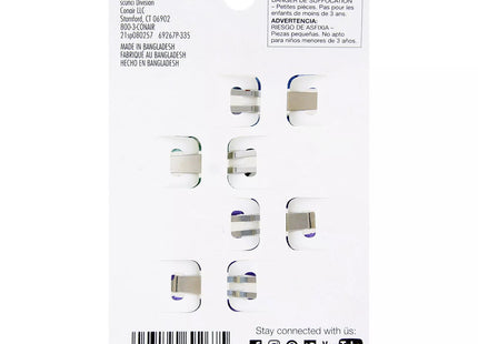 Scünci x Ali Manno – Set of 4 fabric hair clips, pastel colors