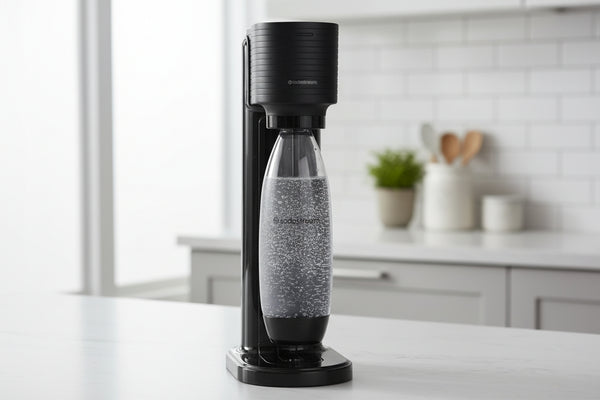 SodaStream GAIA Noir – Machine à eau gazeuse avec technologie Quick Connect